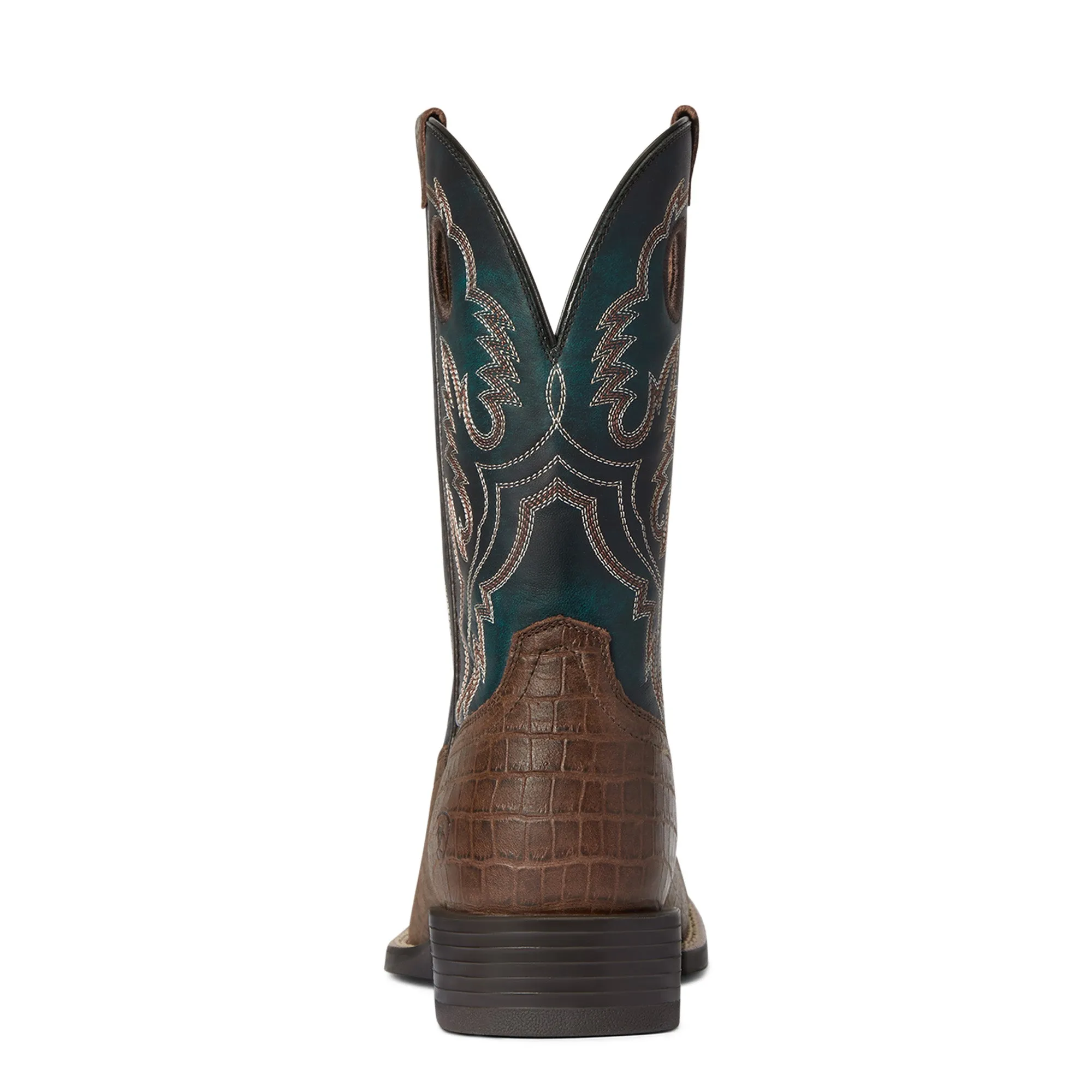 Ariat Men's Sport Buckout Deep Blue Croc Print Boots 10038501