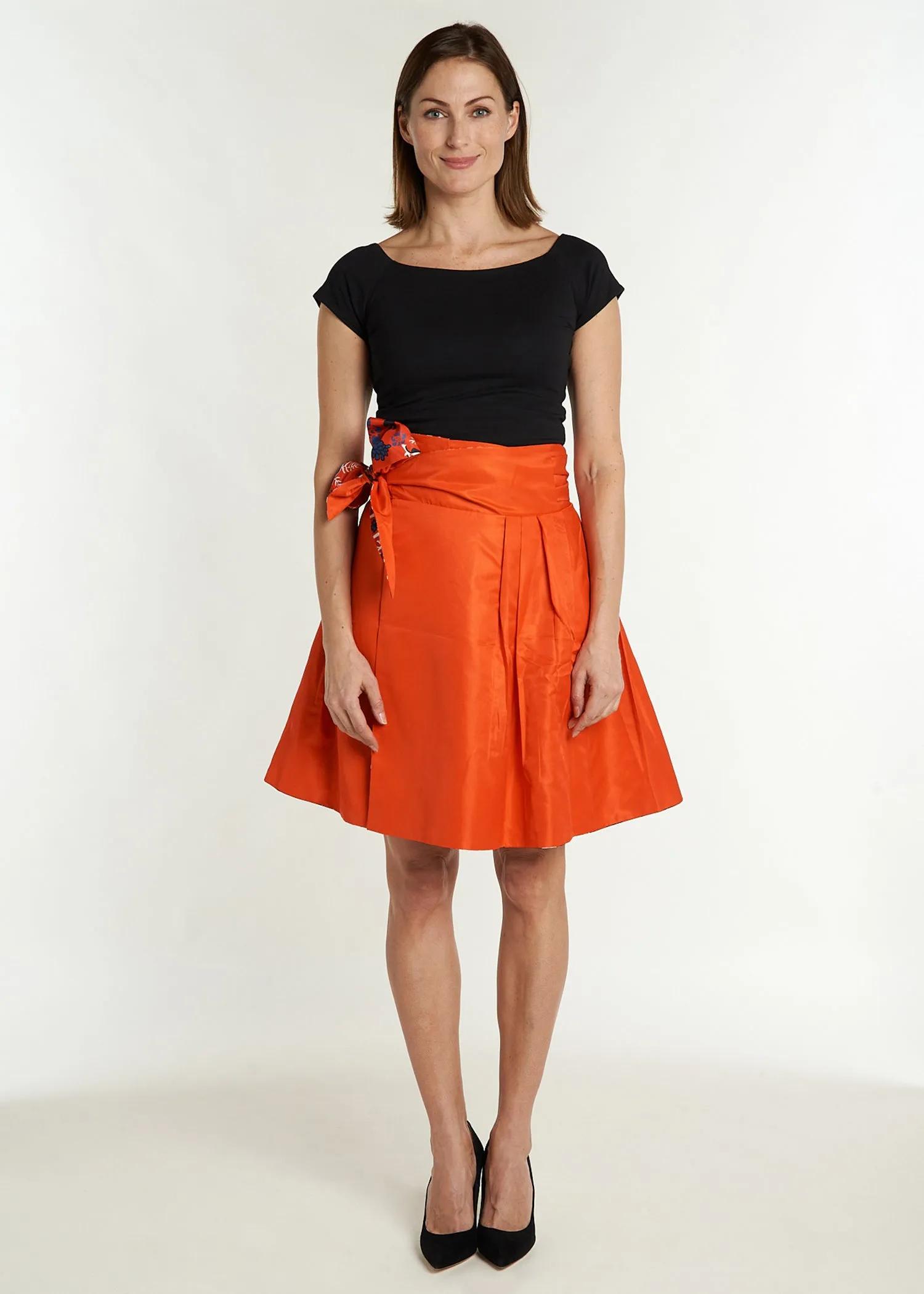 Carrie Wrap Skirt - Frolic Cherry