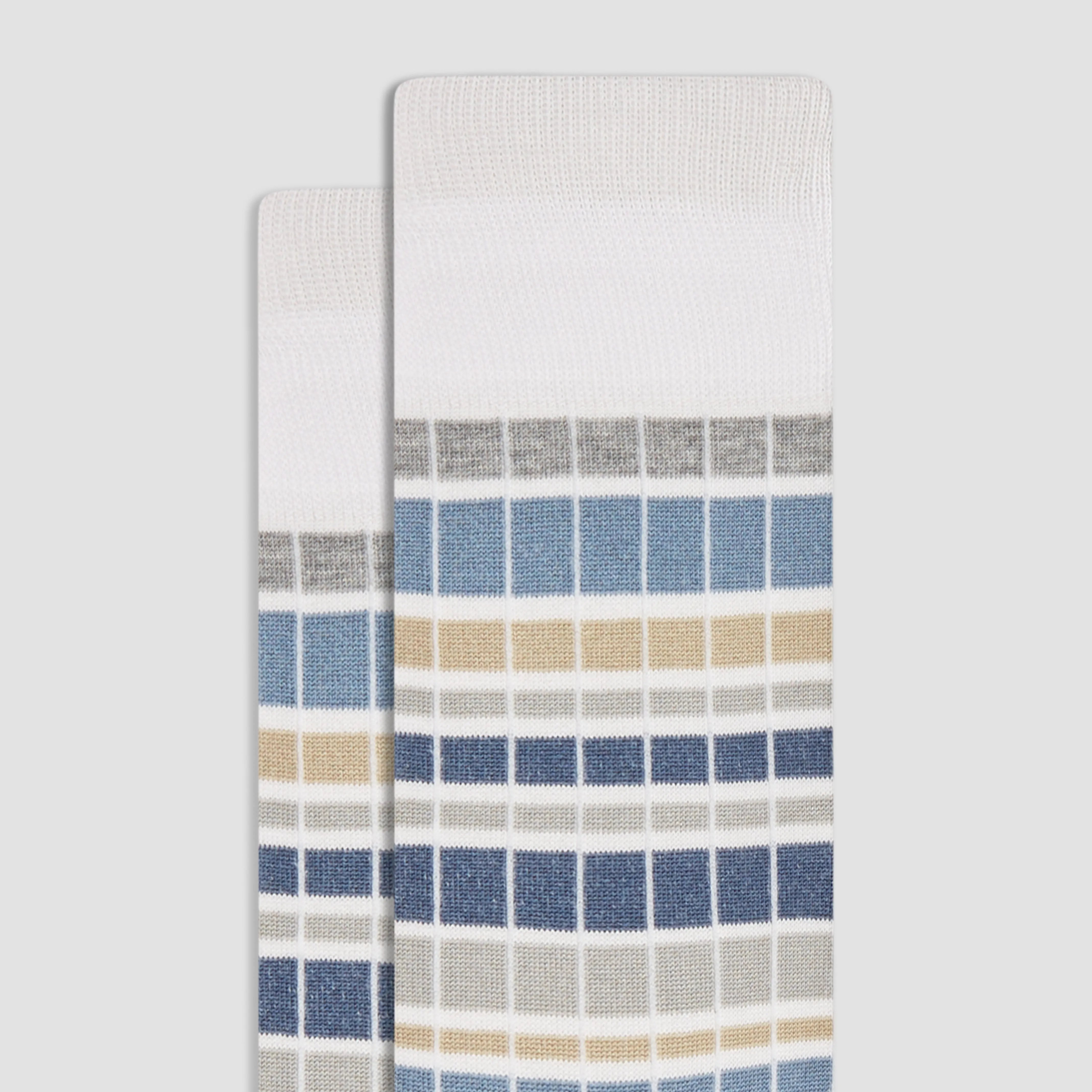 Checkered Mid-Calf Socks