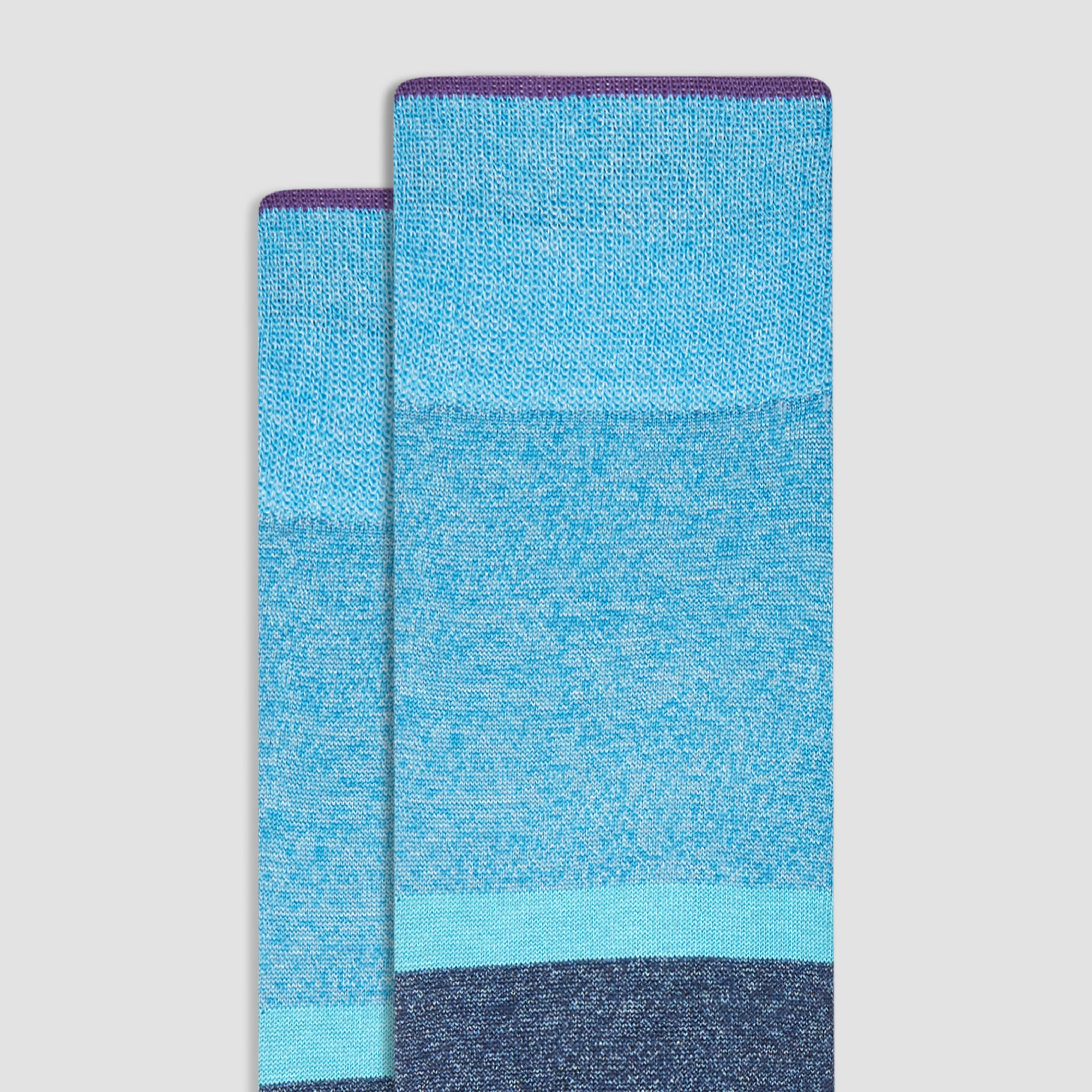 Color Block Mid-Calf Socks