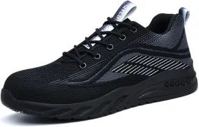 Couple Men's Steel Toe Shoes Men Composite Toe Shoes Comfortable Walking Sneakers Non Slip Sneaker Shoes for Men Size 12