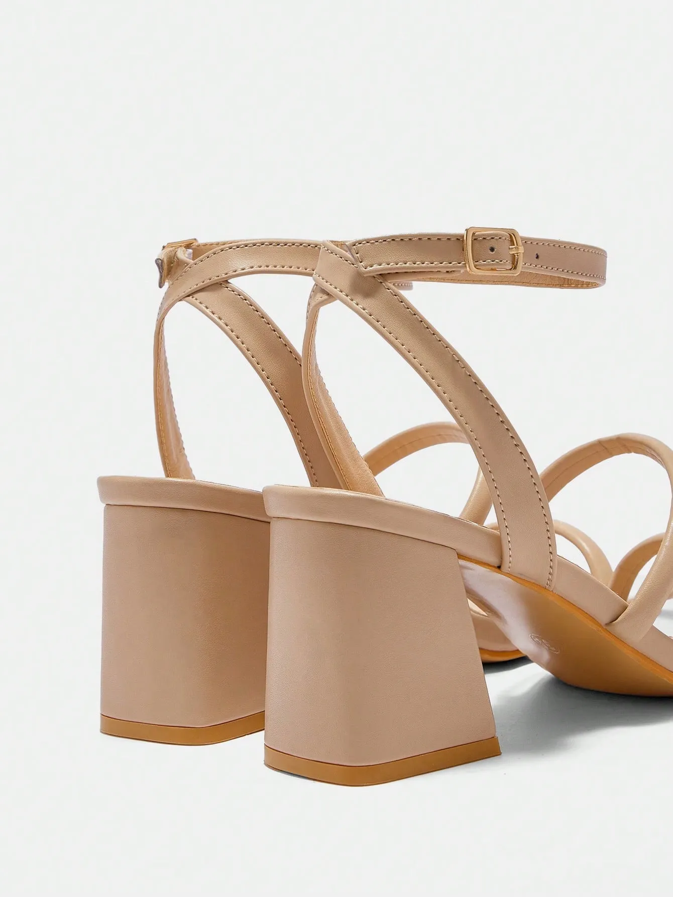 CUCCOO BIZCHIC Stylish Solid Color High Heel Sandals - Perfectly Versatile Footwear for Any Occasion