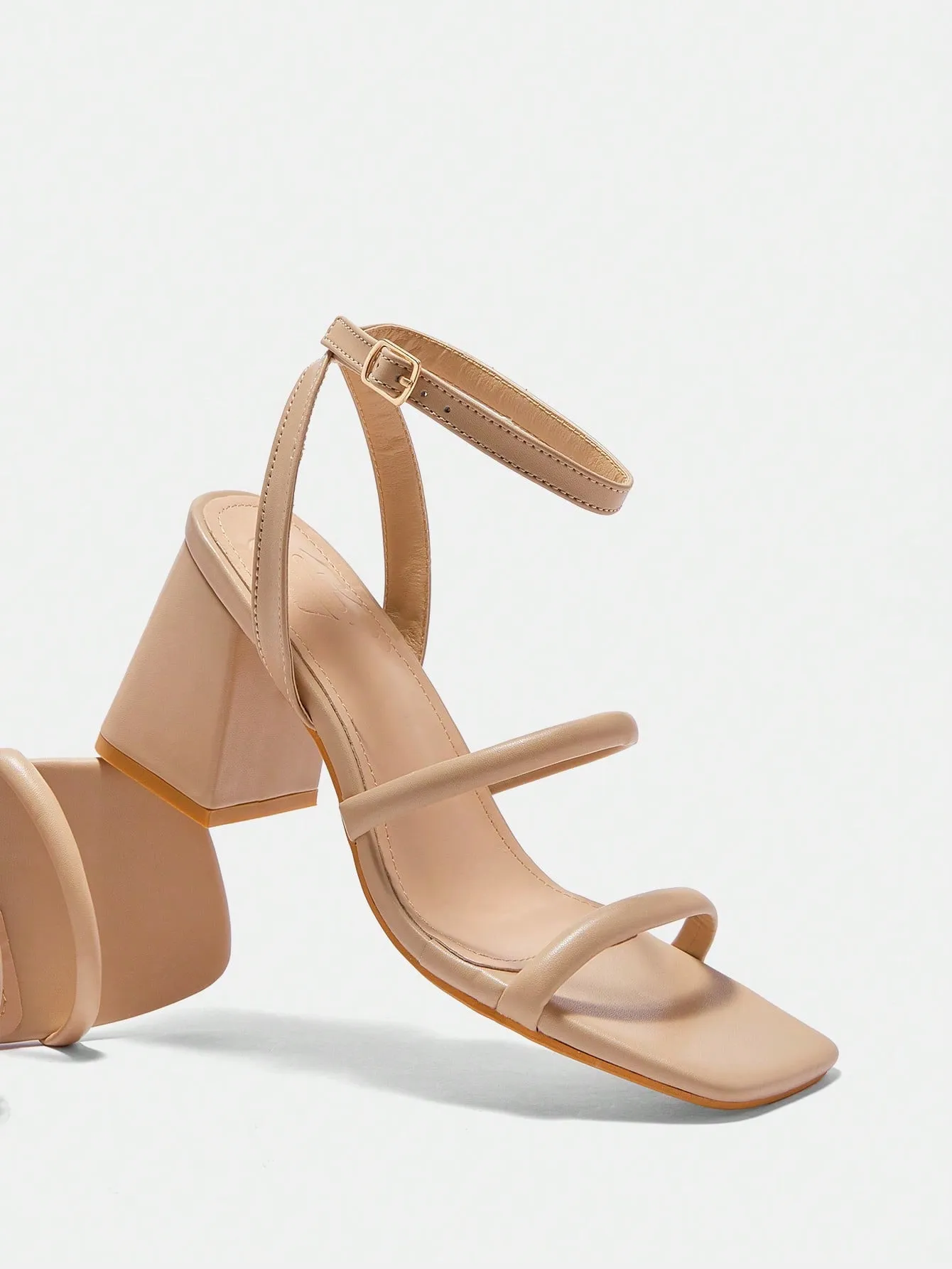 CUCCOO BIZCHIC Stylish Solid Color High Heel Sandals - Perfectly Versatile Footwear for Any Occasion