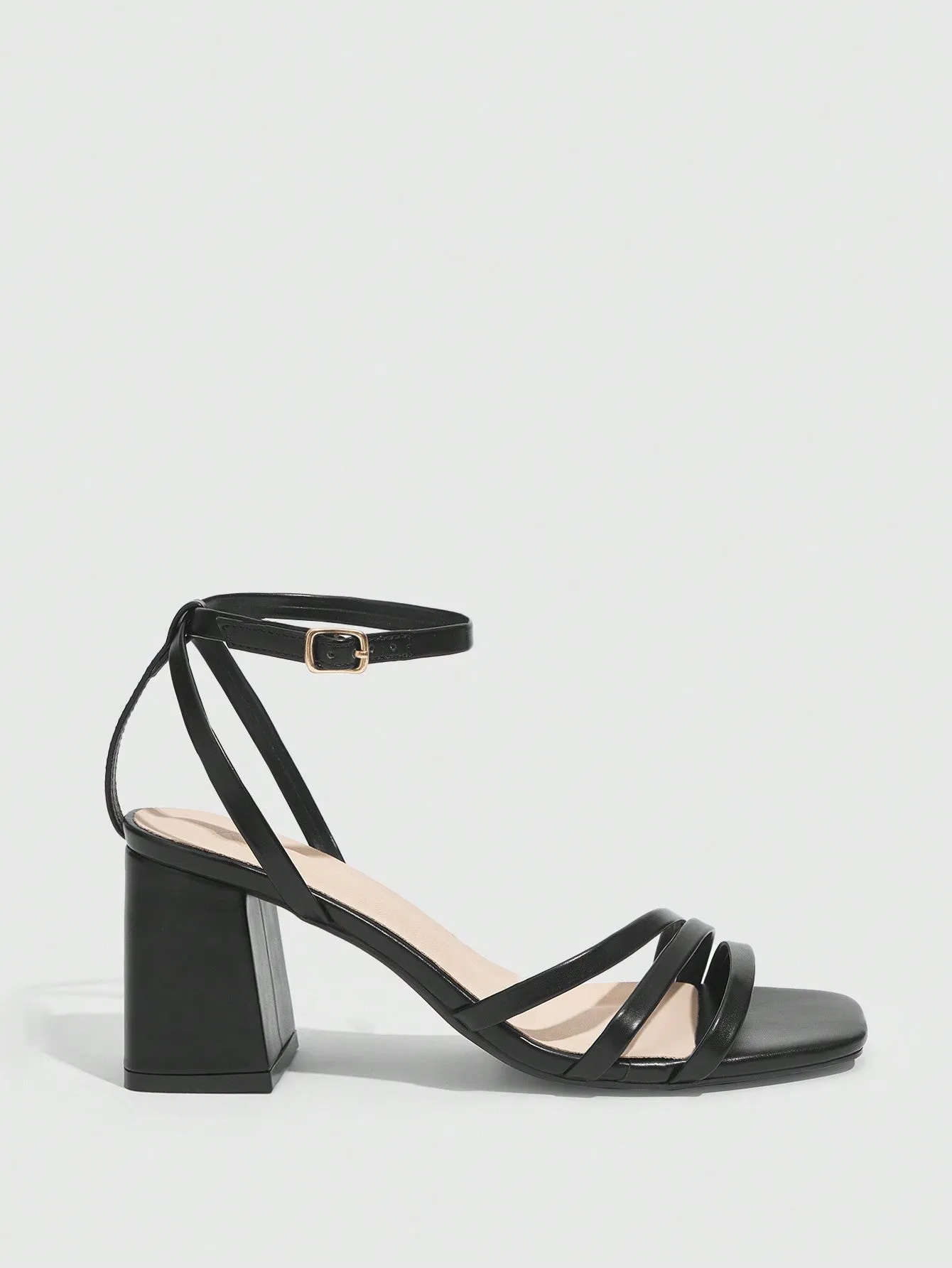 CUCCOO BIZCHIC Woman Shoes Shoes Fashionable Classic High-Heeled Sandals In Black With Thin Straps For Spring And Summer Vacation Shoes Summer Sale Elegant Sandals