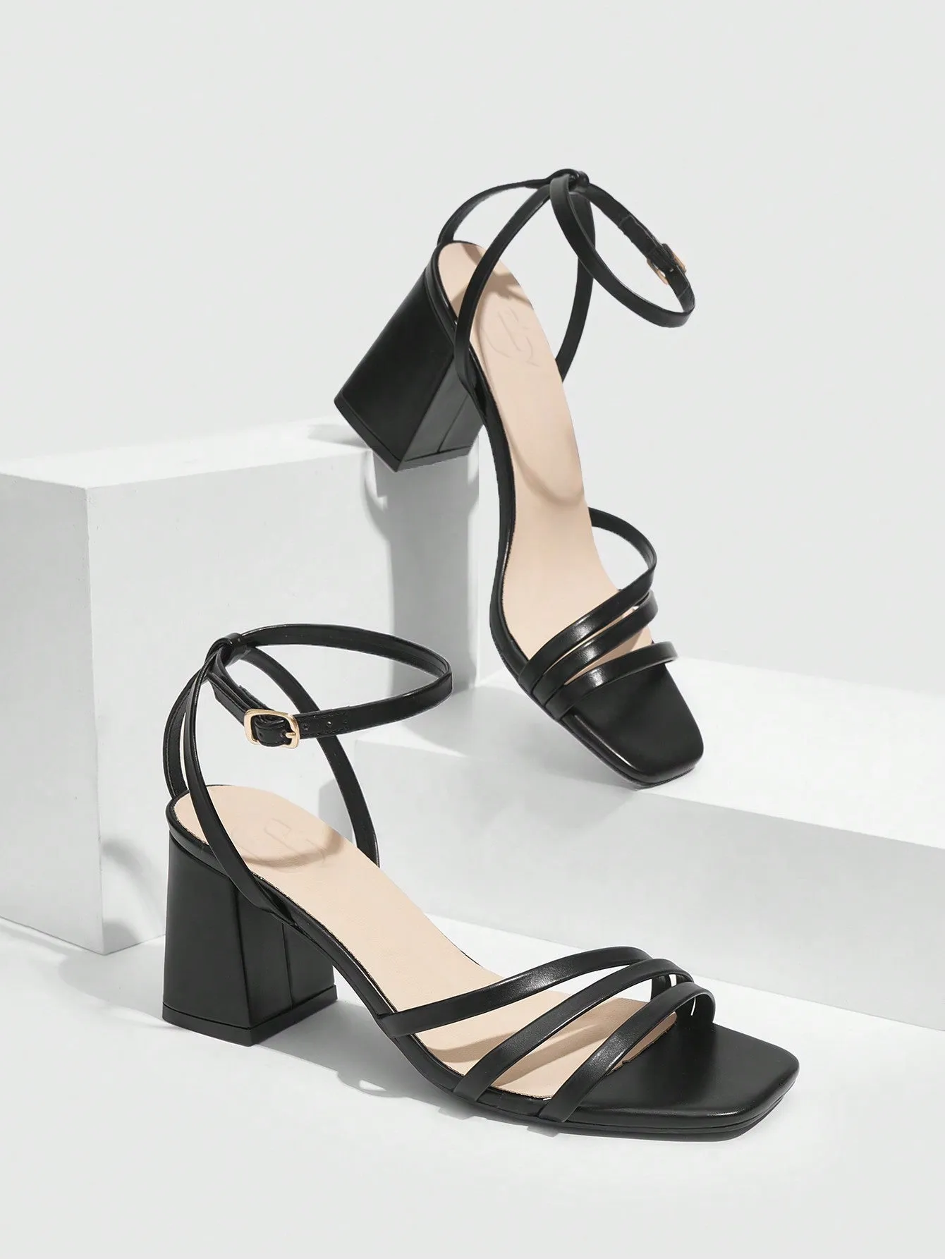 CUCCOO BIZCHIC Woman Shoes Shoes Fashionable Classic High-Heeled Sandals In Black With Thin Straps For Spring And Summer Vacation Shoes Summer Sale Elegant Sandals