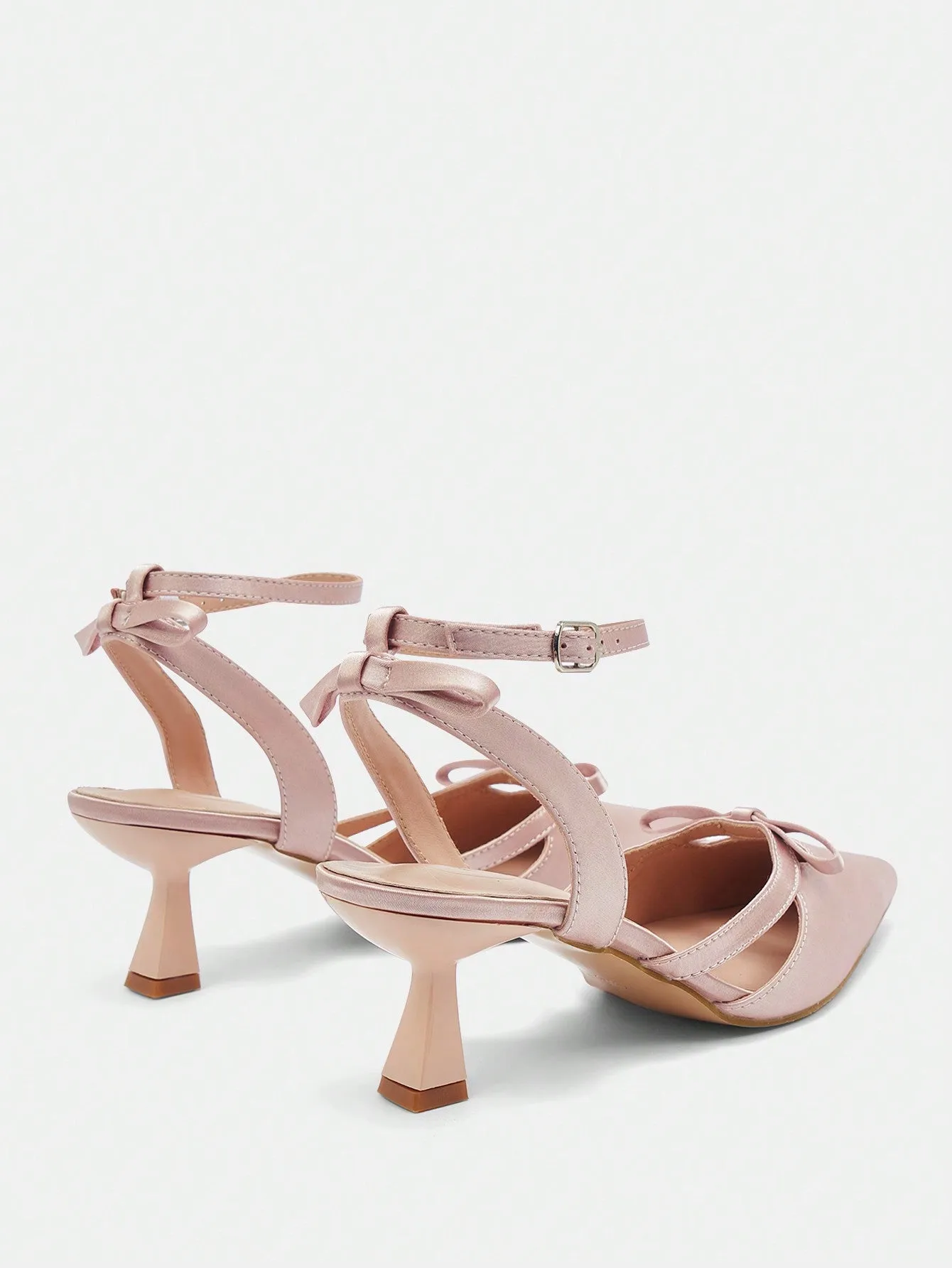 CUCCOO CHICEST Women's Pointed Toe High Heels With Thin Heels And Bowknot Decoration, Graduation Heel, Prom Heels For Summer Vacation Shoes Summer Sale Elegant Heels