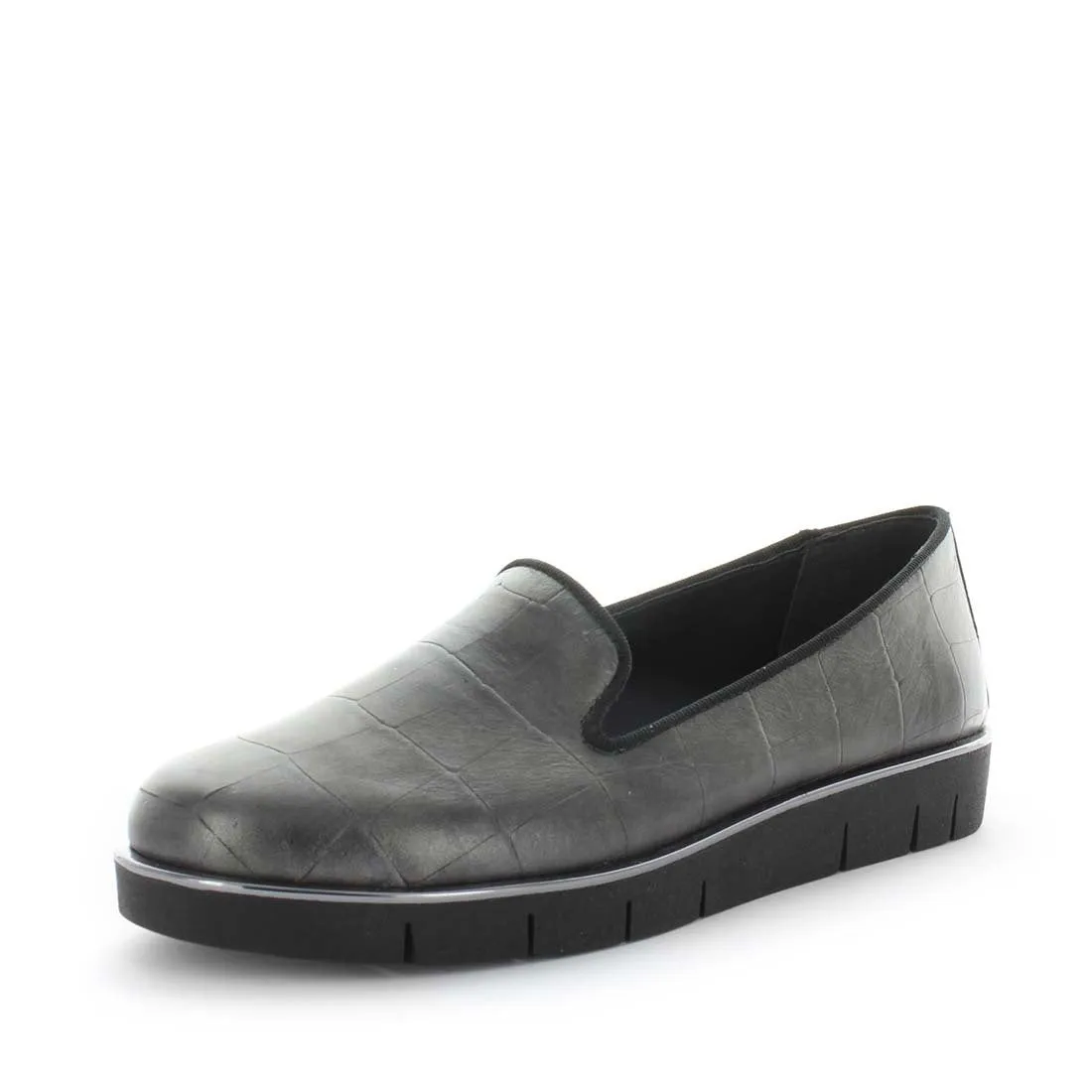 EDNA - Gunmetal/Croc