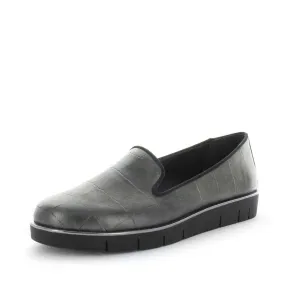 EDNA - Gunmetal/Croc