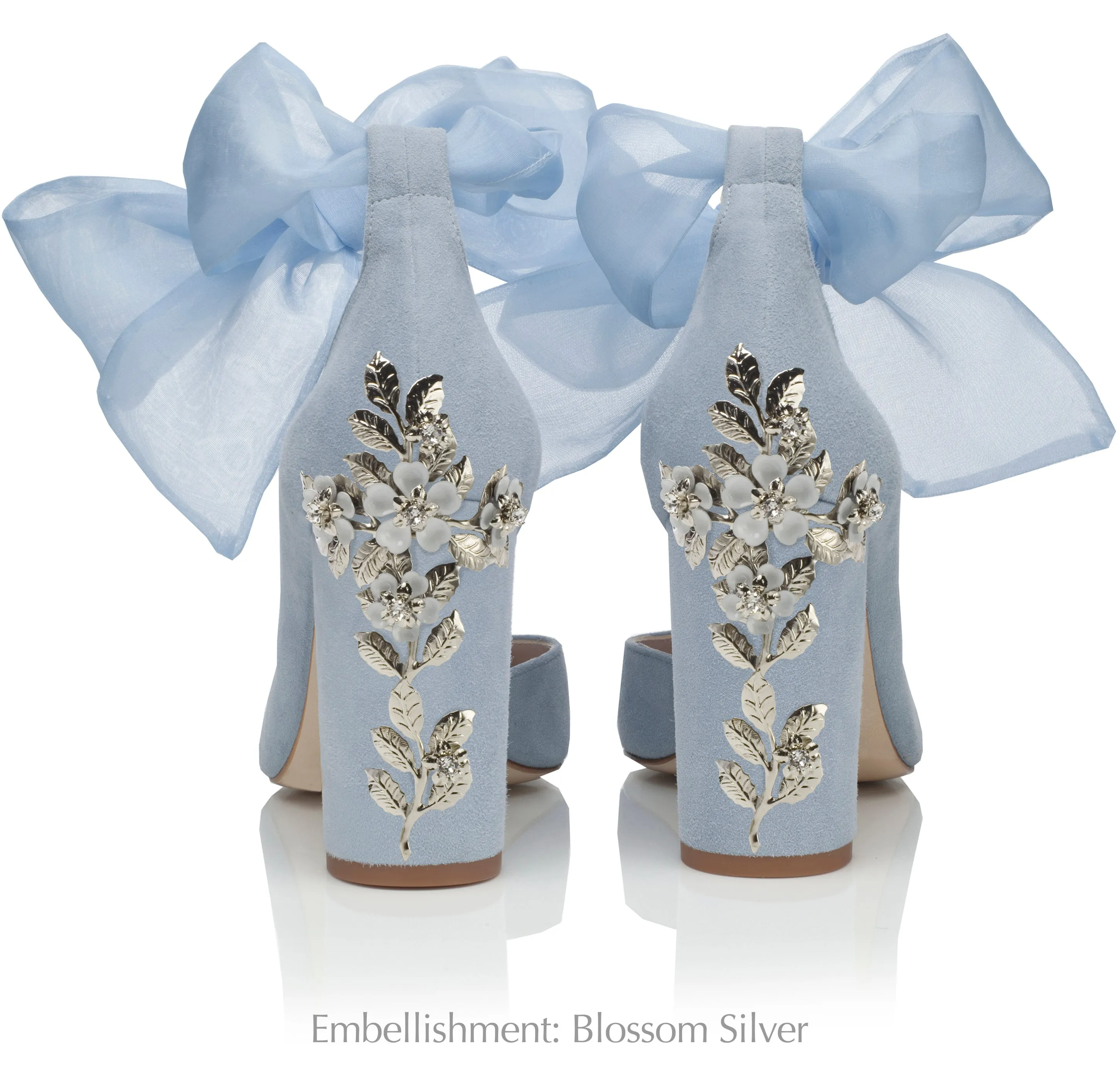 Elegant Hetty Blue Organza Dress for Special Occasions