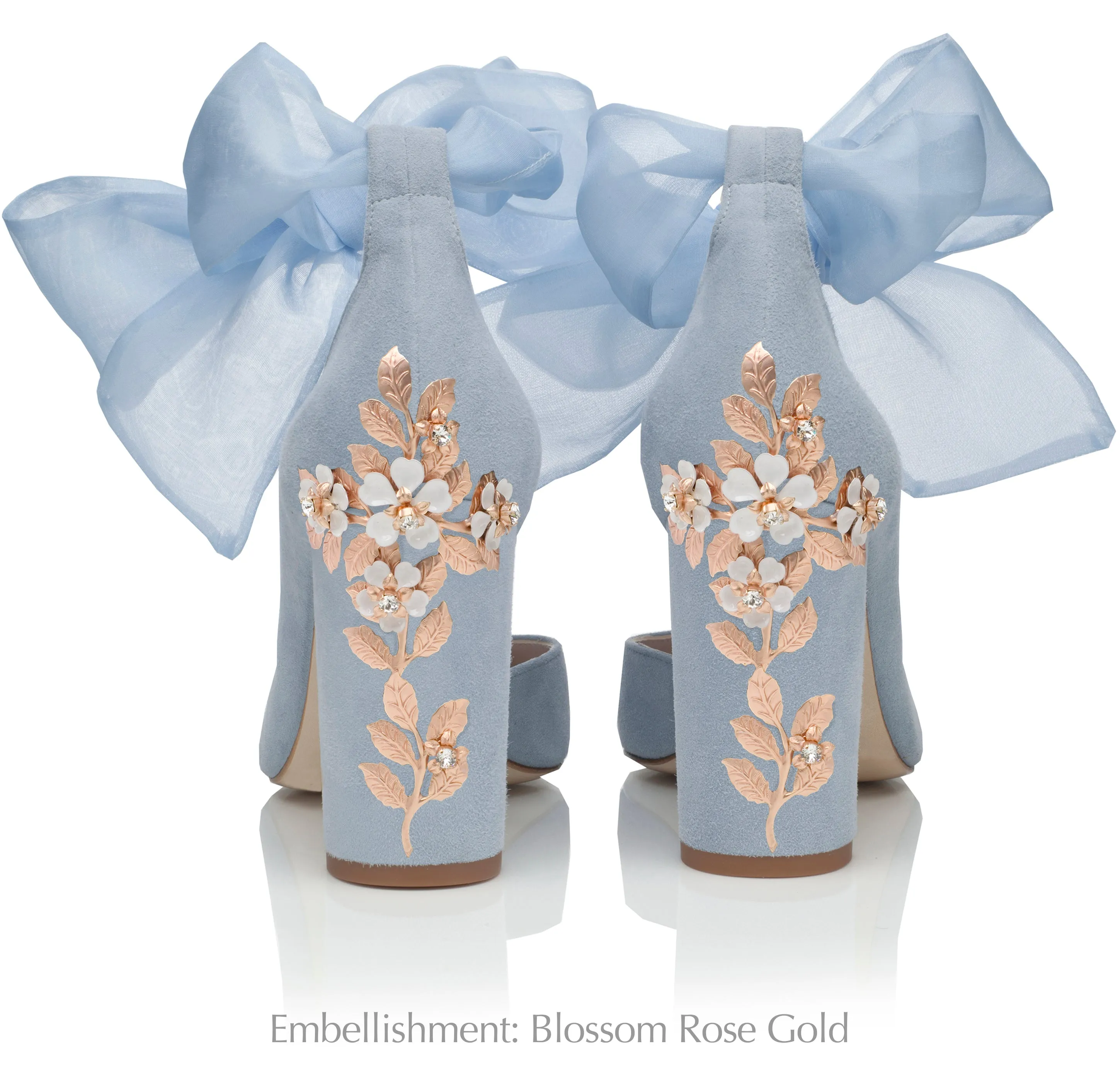 Elegant Hetty Blue Organza Dress for Special Occasions