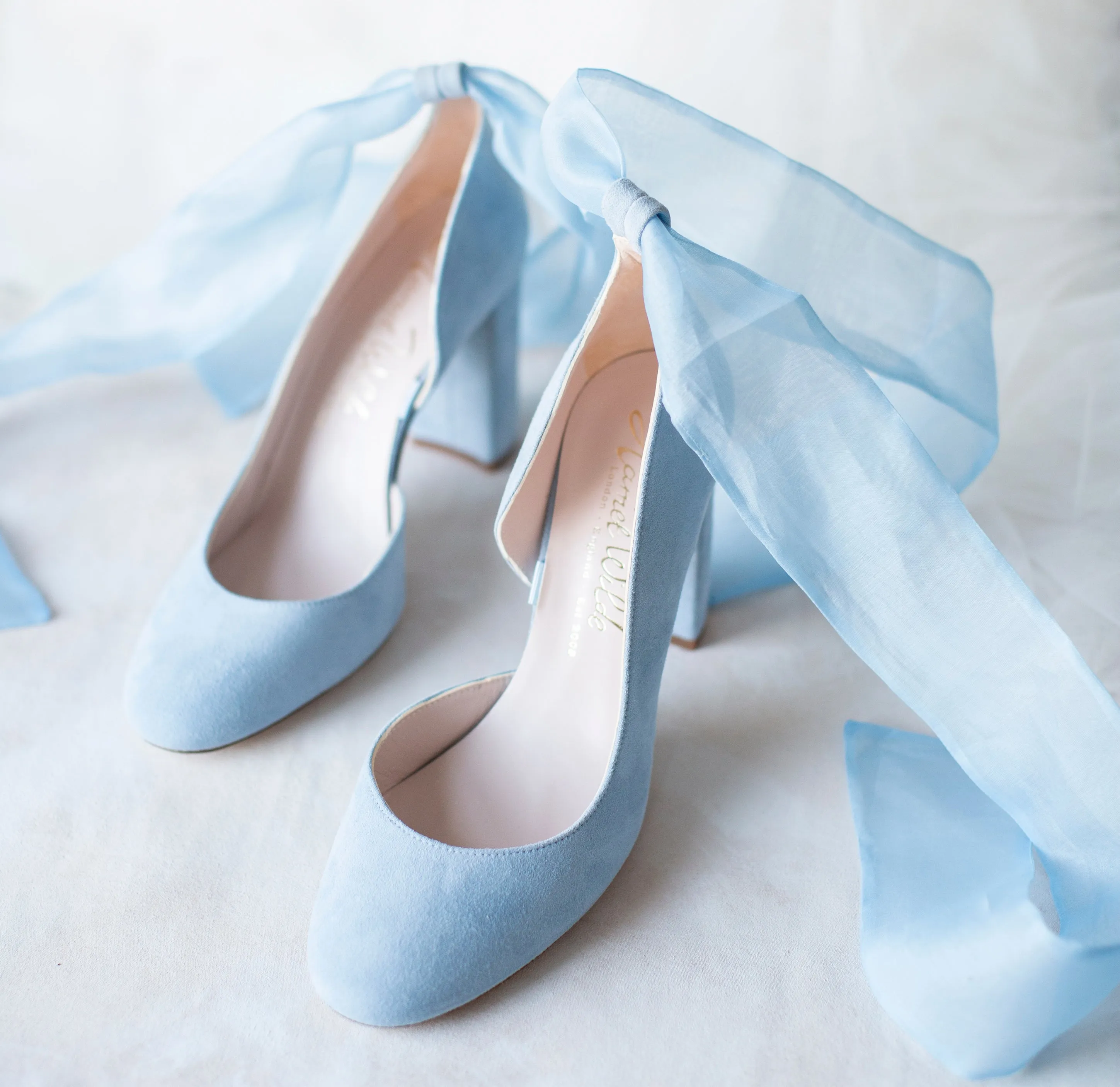 Elegant Hetty Blue Organza Dress for Special Occasions