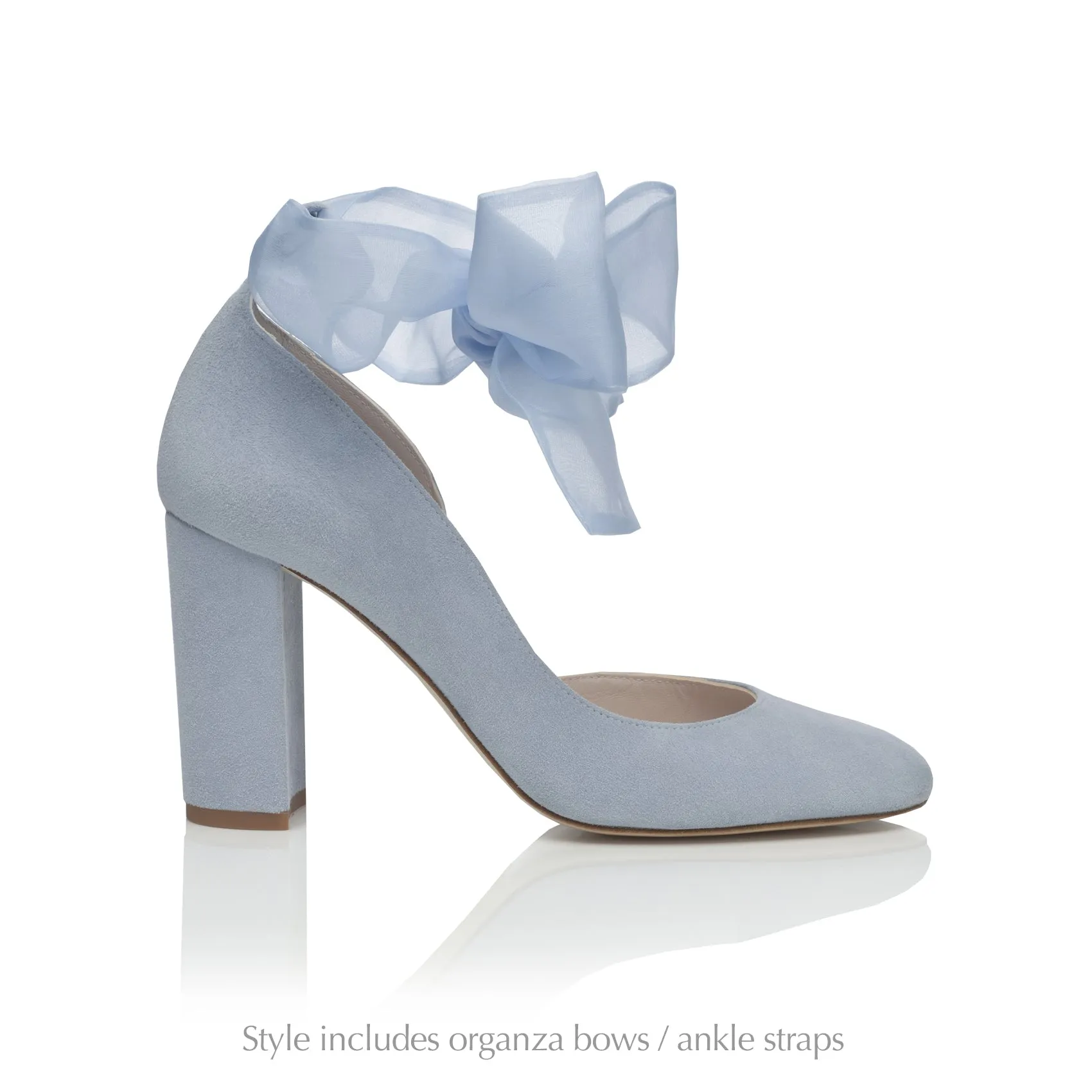 Elegant Hetty Blue Organza Dress for Special Occasions