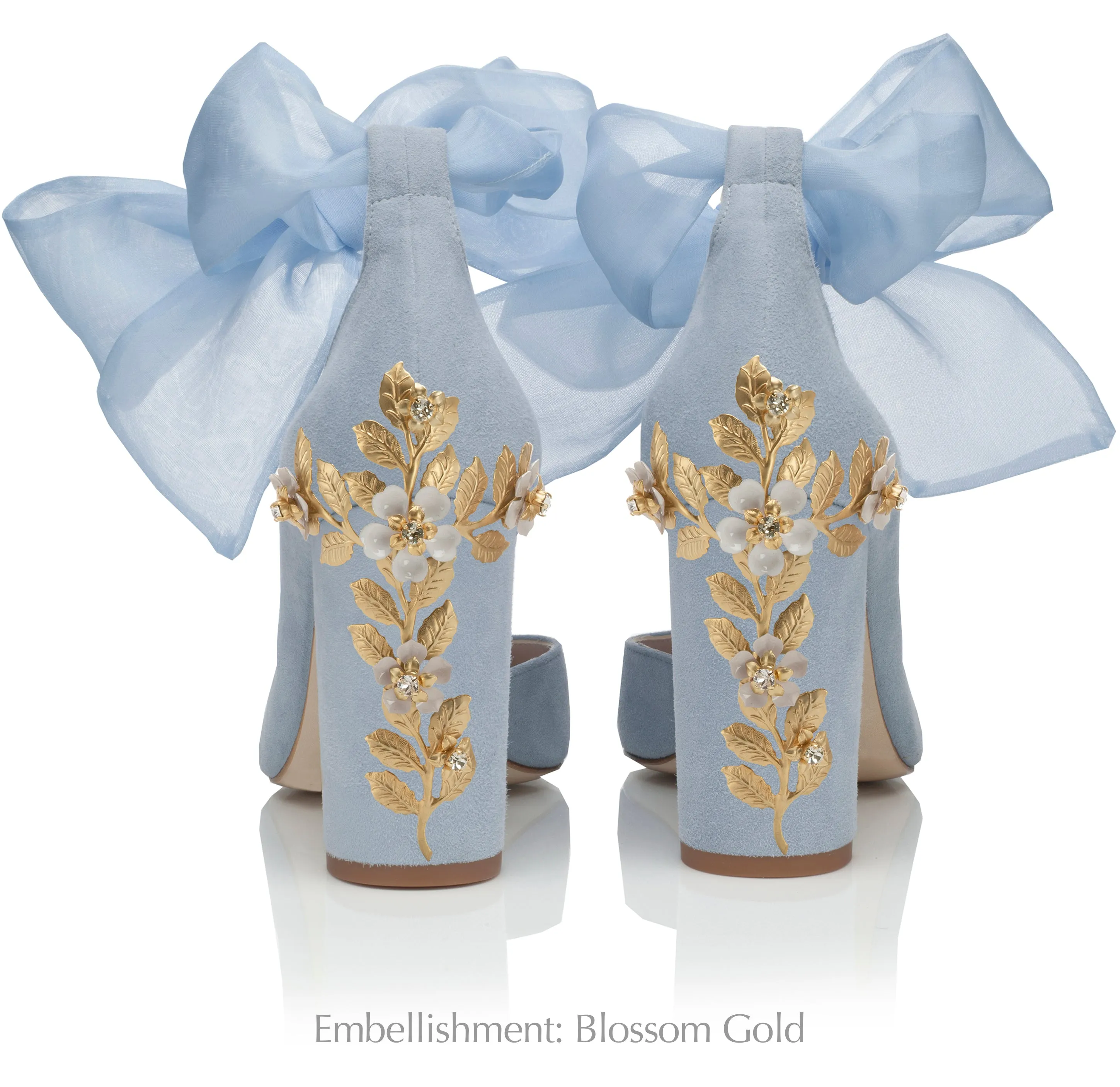Elegant Hetty Blue Organza Dress for Special Occasions