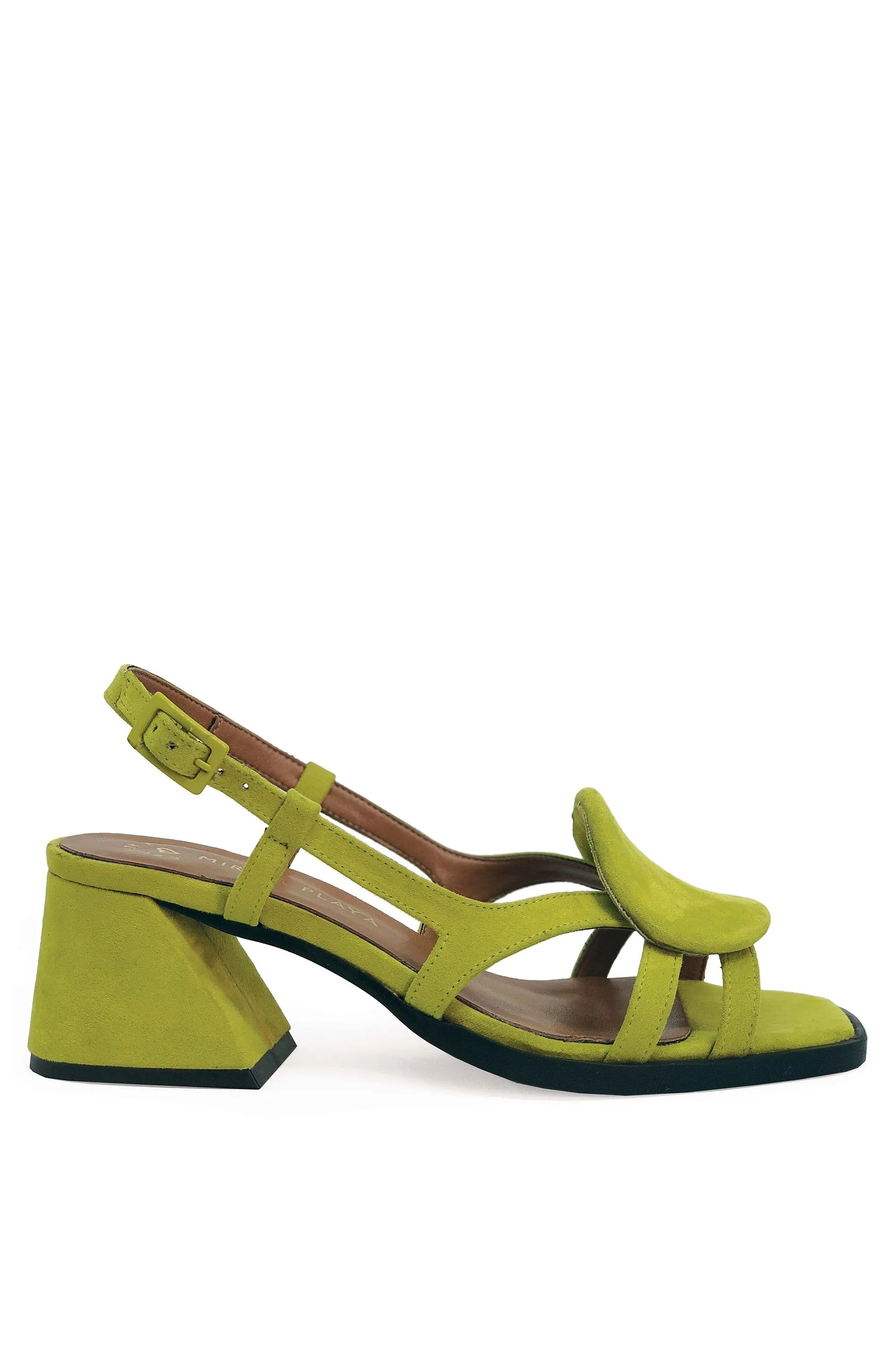 hiedra green suede
