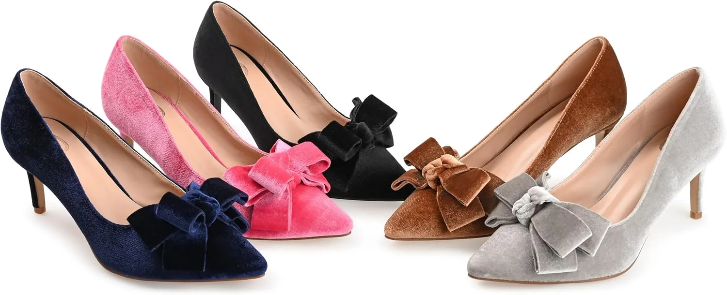 Journee Women's Crystol Evening Pumps