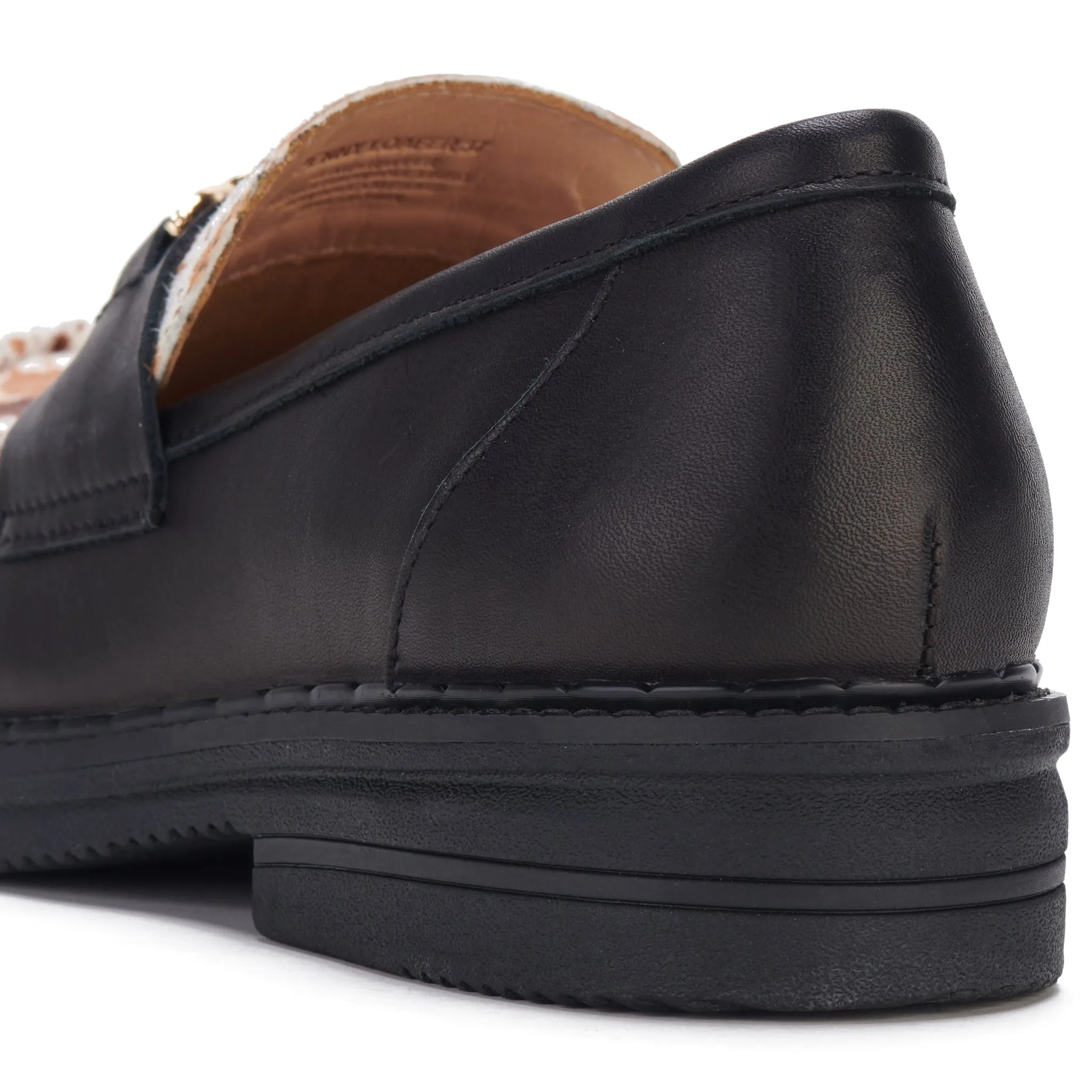 Loafer Rise Black/Brown Cow