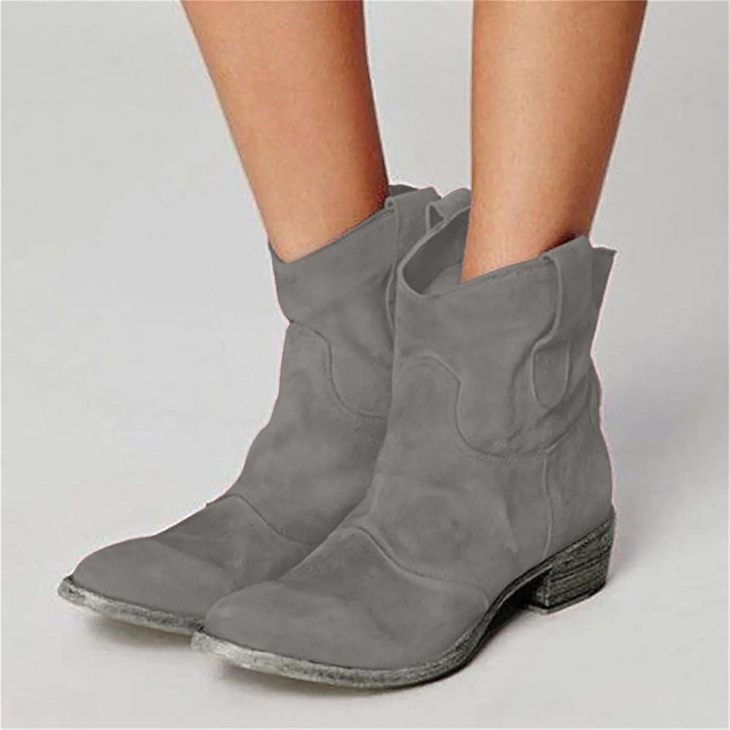 Low Heel Ankle Boots for Women Short Boots Women Ankle Boots Women's Block Heel Short Ankle Booties Boots for Fall