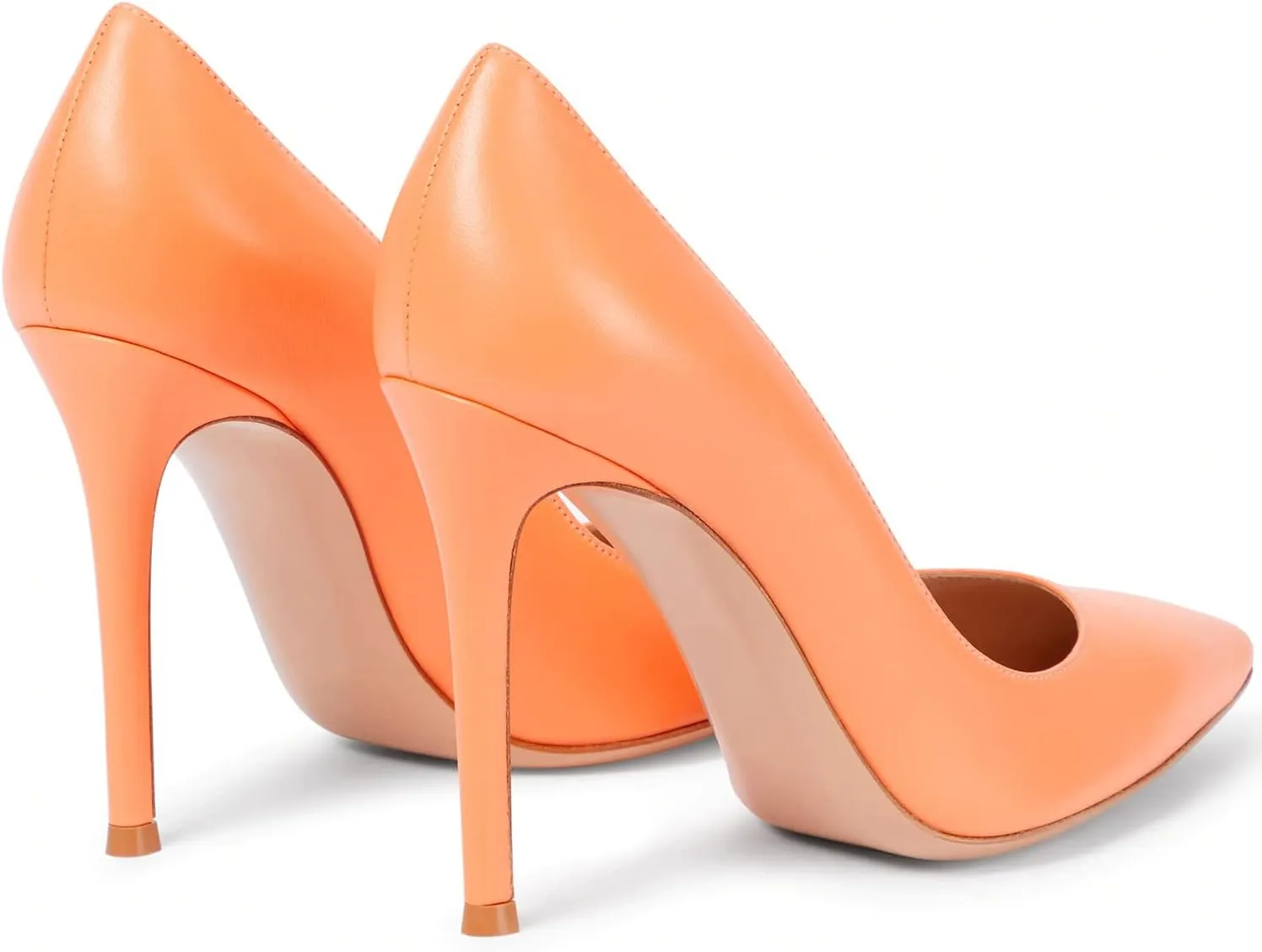 MOOMMO Women Sexy High Heels Pumps Pointed Toe Slip On 4 Inch Stilettos Leopard Classic Formal Dress Shoes Snakeskin Suede Leather Office Party Evening Dress Sandals Pumps Business Casual 4-11 M US