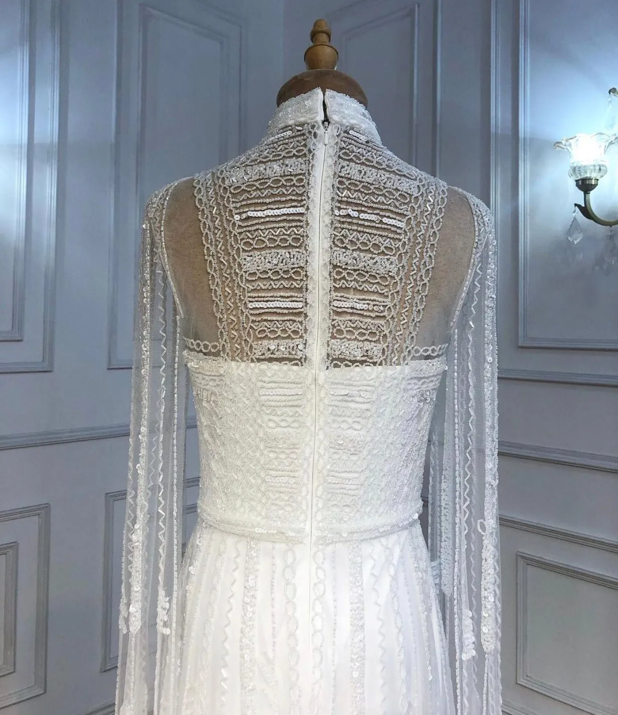 Noel Beading Embellished Evening Dress