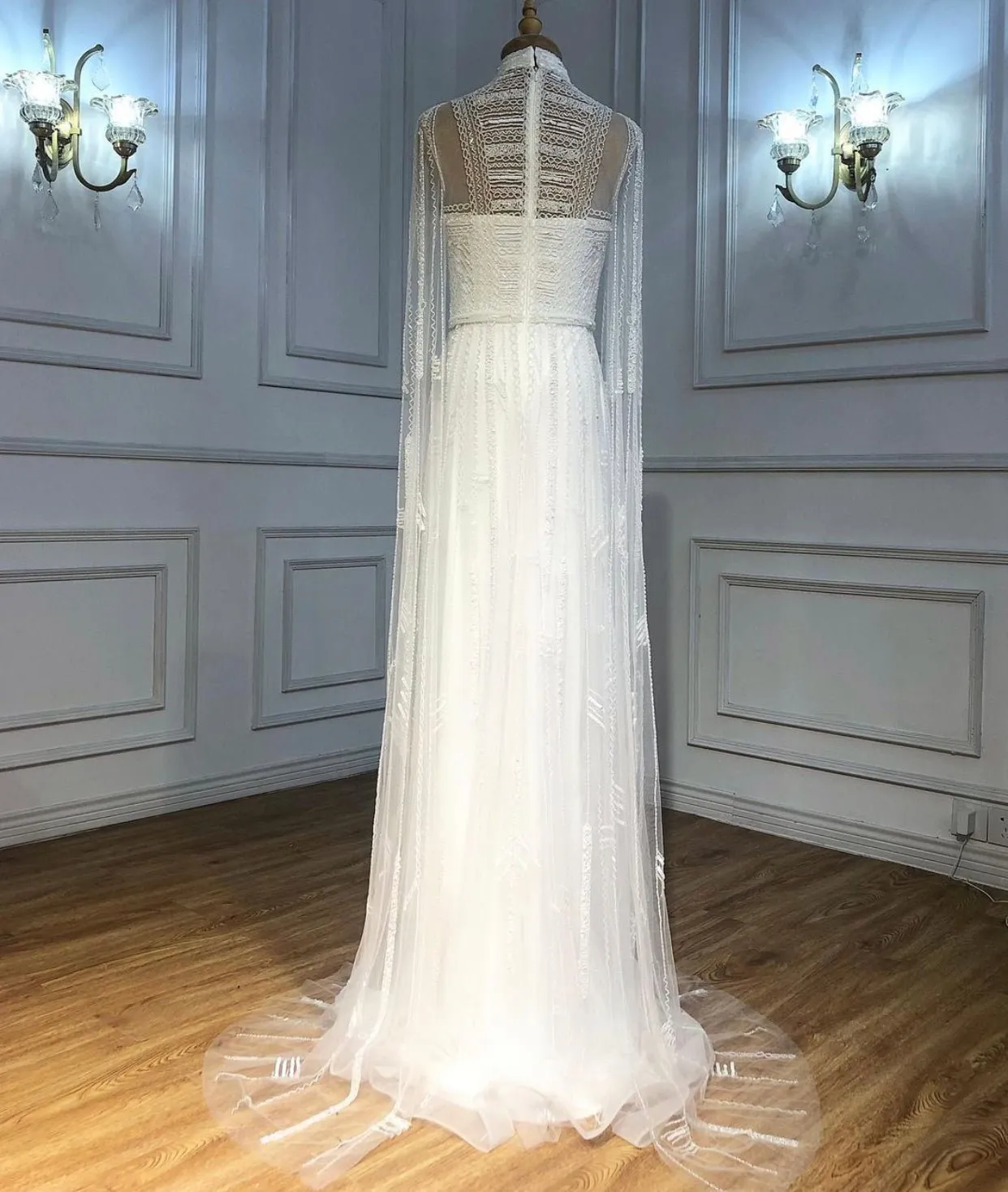 Noel Beading Embellished Evening Dress