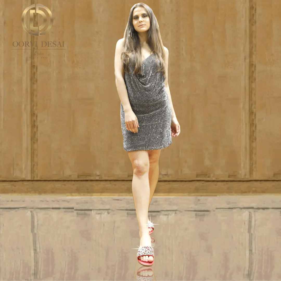 'Sia' Party Flats by Oorvi Desai OD23