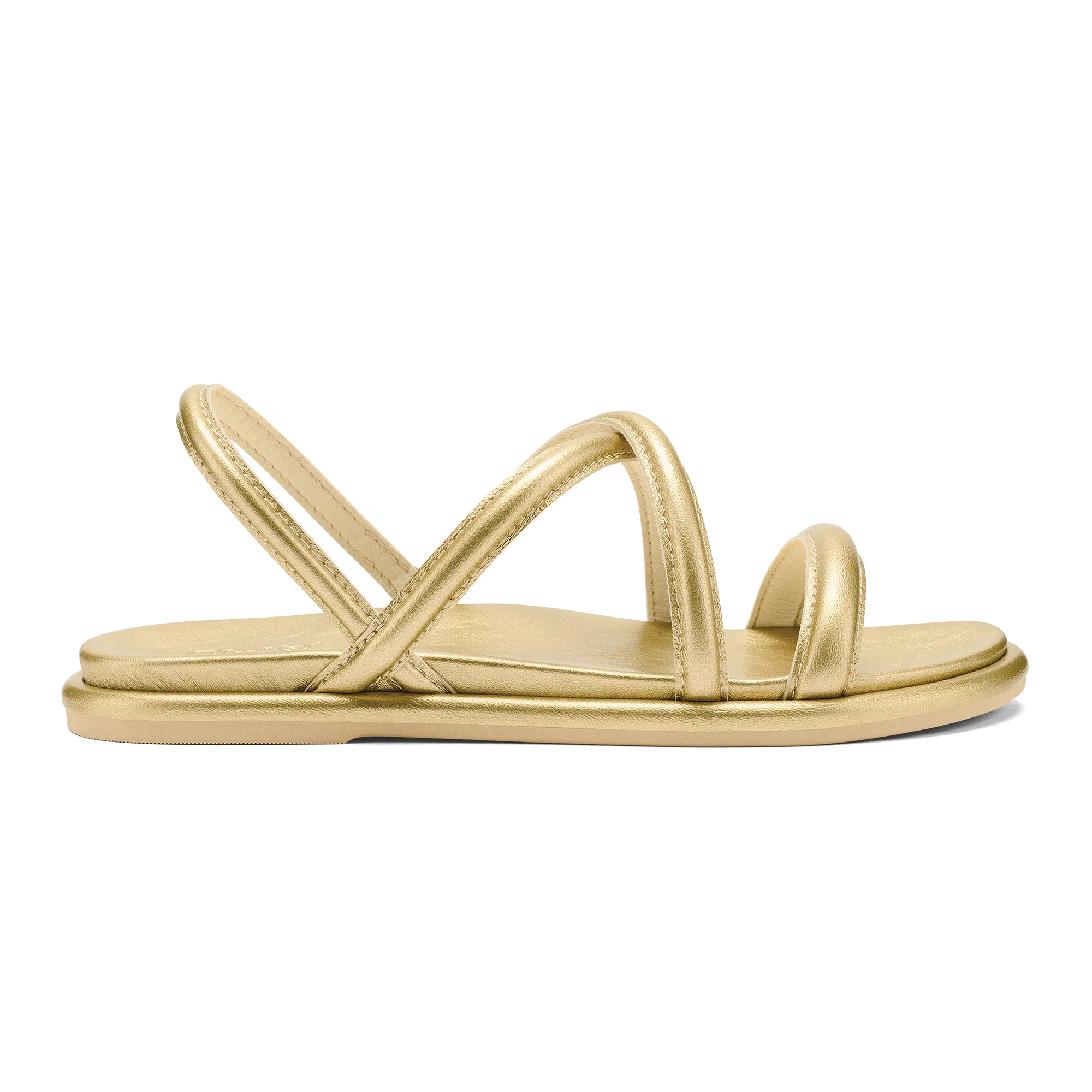 Tiare Strappy Sandals - Bubbly Champagne Color