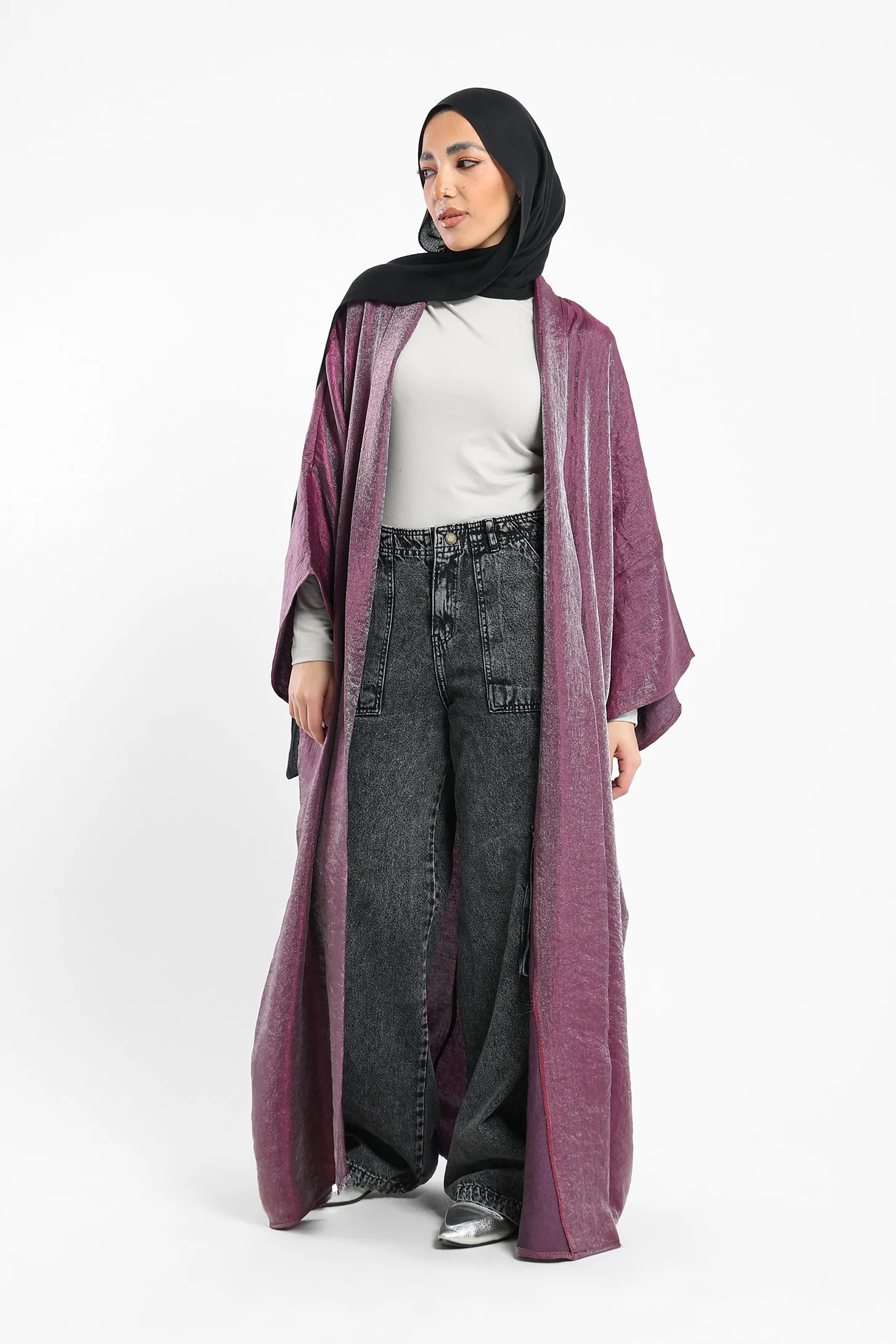 Velvet Kaftan - Purple
