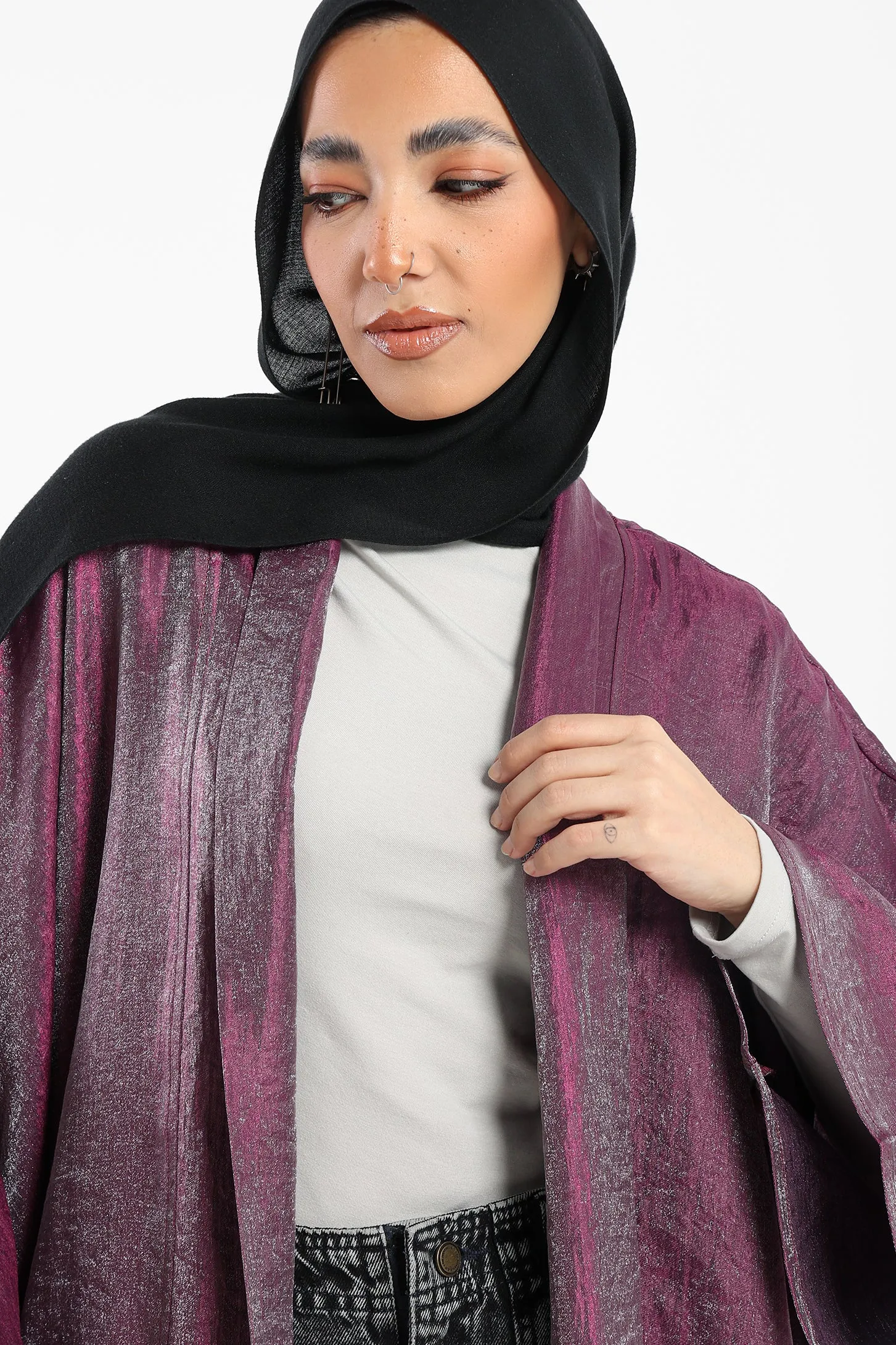 Velvet Kaftan - Purple
